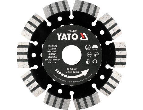 TARCZA DO ŻELBETU 125MM - YATO