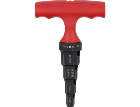 KALIBRATOR Z GRATOWNIKIEM DO PEX 16-32MM - YATO