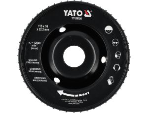 TARCZA TARNIK DO DREWNA 115MM - YATO