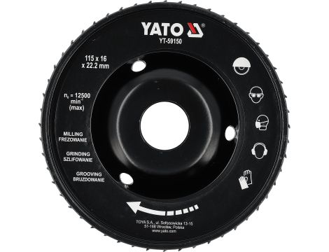 TARCZA TARNIK DO DREWNA 115MM - YATO