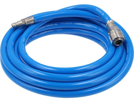WĄŻ PNEUMATYCZNY PVC Z SZYBKOZŁĄCZKĄ 8MM X 5M - YATO