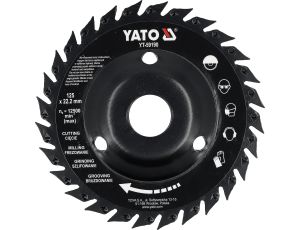 TARCZA TARNIK Z PIŁĄ 125MM - YATO