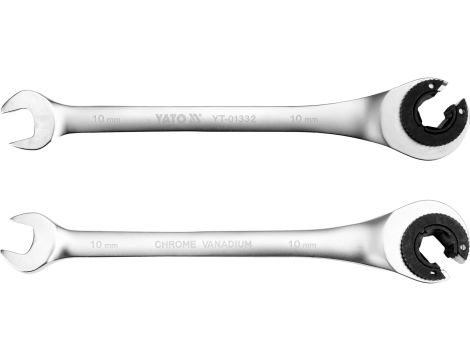 KLUCZ PÓŁOTWARTY Z GRZECHOTKĄ 10MM - YATO