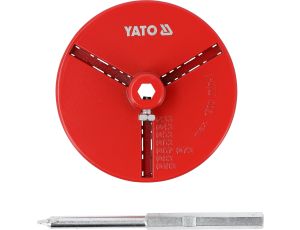 TALERZ MOCUJĄCY Z WIERTŁEM DO OTWORNIC WOLFRAMOWYCH 33-103MM - YATO
