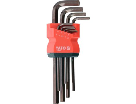 ZESTAW KLUCZY IMBUSOWYCH 1,5-10MM, 9SZT. - YATO