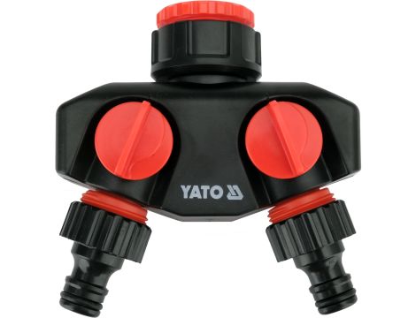 PRZYŁĄCZE KRANOWE Z 2 WYJŚCIAMI 3/4"-1" - YATO
