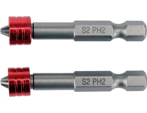 BITY Z OGRANICZNIKIEM I MAGNESEM 1/4"X50MM PH2 2 SZTUKI - YATO