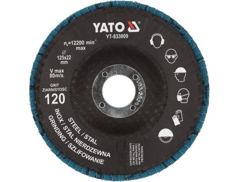 TARCZA LIST. NIEB. P120 125MM - YATO