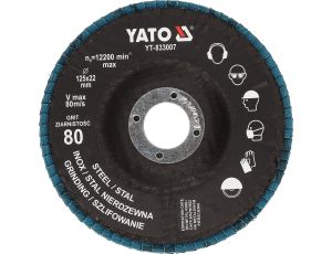 TARCZA LIST. NIEB. P80 125MM - YATO