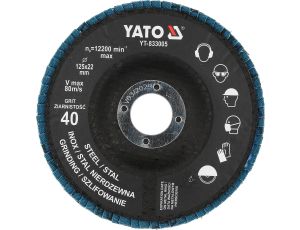 TARCZA LIST. NIEB. P40 125MM - YATO