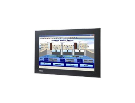 18,5 przemysłowy monitor WXGA TFT LED LCD (1366x768), pojemnościowy ekran dotykowy P-CAP, VGA, DVI-D, IP66 FPM-7181W-P3AE