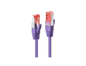 Kabel sieciowy kat. 6 S/FTP 0,5 m, fioletowy