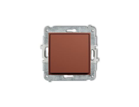 MINI Mechanizm łącznika krzyżowego (jeden klawisz bez piktogramu) terakota 63MWP-6.1