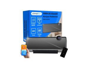 Kurtyna Powietrzna Climative WMH-2G GlassAir Czarna