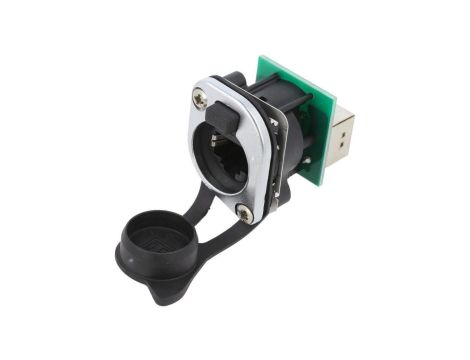 Złącze RJ45, żeńskie, gniazdo, proste, PIN: 8, NE8FDP-TOP