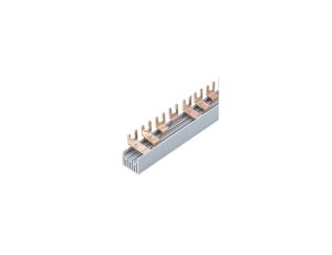 Szyna łączeniowa widełkowa MCB, 4-polowa, przekrój 10 mm, typ T, długość 54 modułów MEF45410N01