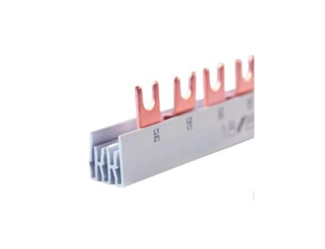 Szyna łączeniowa widełkowa MCB, 1-polowa, przekrój 16 mm, typ L, długość 57 modułów MEF15716A00