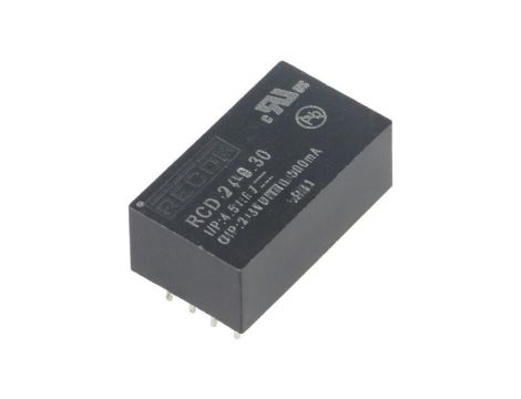 Przetwornica DC/DC, Uwej: 4,5...36VDC, Uwyj: 2...35VDC, 0,3A, PCB, RCD-24-0.30