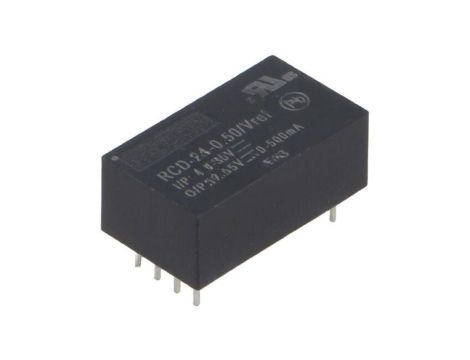 Przetwornica DC/DC, Uwej: 4,5...36VDC, Uwyj: 2...35VDC, 0,5A, PCB, RCD-24-0.50/VREF