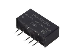 Przetwornica DC/DC, 2W, Uwej: 10,8...13,2VDC, Uwyj: 12VDC, Uwyj 2: -12VDC, 84mA, THT, RD-1212D
