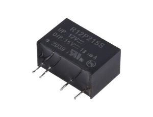 Przetwornica DC/DC, 2W, Uwej: 10,8...13,2VDC, Uwyj: 15VDC, 0,133A, THT, R12P215S