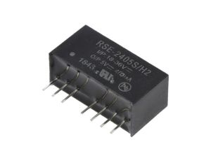 Przetwornica DC/DC, 2W, Uwej: 18...36VDC, Uwyj: 5VDC, 0,4A, THT, RSE-2405S/H2