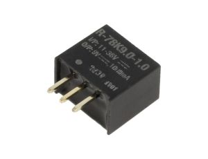 Przetwornica DC/DC, Uwej: 12...36VDC, Uwyj: 9VDC, 1A, THT, R-78K9.0-1.0