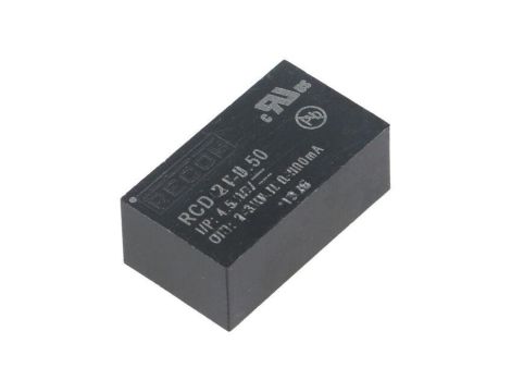 Przetwornica DC/DC, Uwej: 4,5...36VDC, Uwyj: 2...35VDC, 0,5A, PCB, RCD-24-0.50