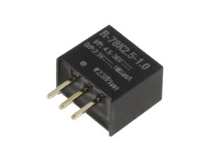 Przetwornica DC/DC, Uwej: 4,5...36VDC, Uwyj: 2,5VDC, 1A, THT, R-78K2.5-1.0