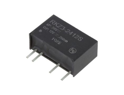 Przetwornica DC/DC, 3W, Uwej: 21,6...26,4VDC, Uwyj: 12VDC, 0,25A, THT, RKZ3-2412S