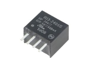 Przetwornica DC/DC, 3W, Uwej: 21,6...26,4VDC, Uwyj: 5VDC, 0,6A, THT, RI3-2405S