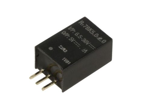 Przetwornica DC/DC, Uwej: 6,5...36VDC, Uwyj: 5VDC, 2A, THT, R-78K5.0-2.0