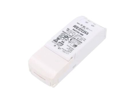 Zasilacz impulsowy, LED, 25...50VDC, 0,5A, IP20, listwa zaciskowa, RACT25-500