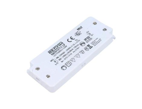 Zasilacz impulsowy, LED, 12VDC, 1A, IP20, listwa zaciskowa, RACV12-12-LP