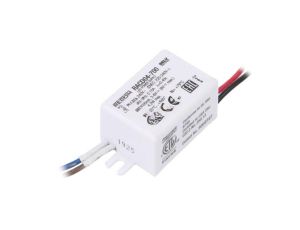 Zasilacz impulsowy, LED, 3...6VDC, 0,7A, IP65, przewody, RACD04-700