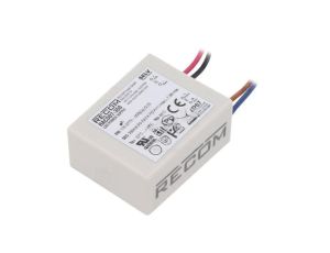 Zasilacz impulsowy, LED, 10...20VDC, 0,35A, IP67, przewody, RACD07-350