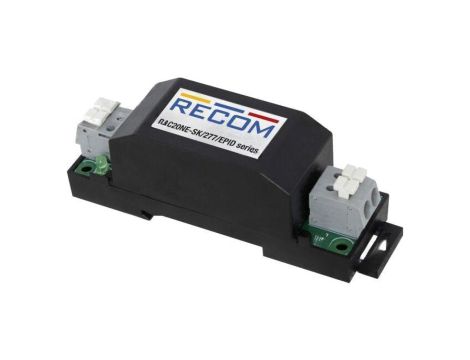 Zasilacz impulsowy, na szynę DIN, 24VDC, 8,33A, IP40, zaciski push-in, RAC20NE-24SK/277/CC/EPID