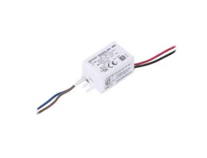 Zasilacz impulsowy, LED, 3...12VDC, 0,35A, IP65, przewody, RACD04-350