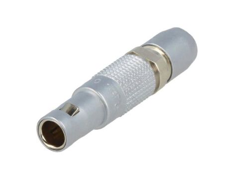 Złącze wtyk okrągłe męskie, proste, PIN: 3, na przewód, lutowanie, FGG.00.303.CLAD35