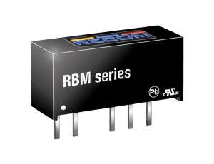 Przetwornica DC/DC, 1W, Uwyj: 5V DC, Iwyj: 0,2A, THT, RBM-0505S