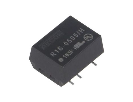 Przetwornica DC/DC, 1W, Uwyj: 5V DC, Iwyj: 0,2A, SMT, R1S-0505/H