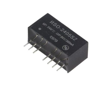 Przetwornica DC/DC, 1W, Uwyj: 5V DC, Iwyj: 0,2A, THT, RSO-2405SZ