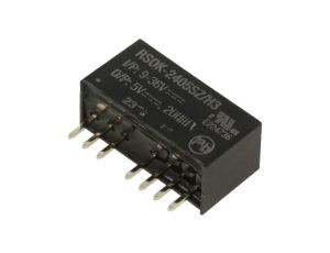 Przetwornica DC/DC, 1W, Uwyj: 5V DC, Iwyj: 0,2A, THT, RSOK-2405SZ/H3