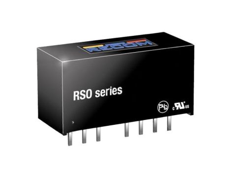 Przetwornica DC/DC, 1W, Uwyj: 12V DC, Uwyj 2: -12V DC, Iwyj: 42mA, Iwyj 2: 42mA, THT, RSO-1212D