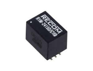 Przetwornica DC/DC, 1W, Uwyj: 15V DC, Uwyj 2: 15V DC, Iwyj: 35mA, Iwyj 2: 35mA, SMT, R1M-2415D/SMD