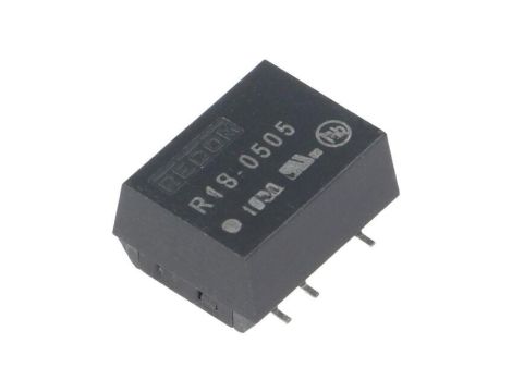 Przetwornica DC/DC, 1W, Uwyj: 5V DC, Iwyj: 0,2A, SMT, R1S-0505
