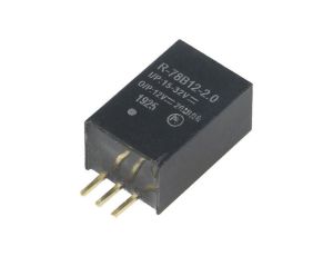 Przetwornica DC/DC, 24W, Uwyj: 12V DC, Iwyj: 2A, PCB, R-78B12-2.0