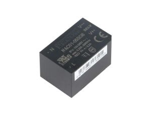 Przetwornica AC/DC, 1W, Uwyj: 5V DC, Iwyj: 0,2A, PCB, RAC01-05SGB