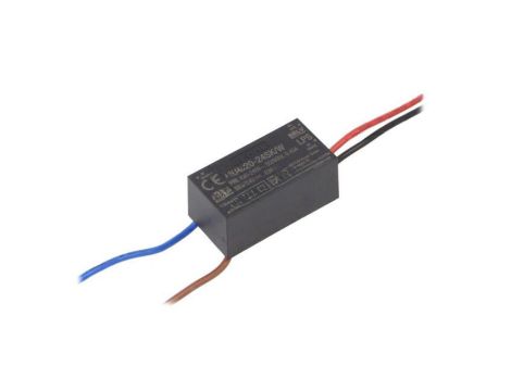 Przetwornica AC/DC, 20W, Uwyj: 24V DC, Iwyj: 0,84A, przewody, RAC20-24SK/W