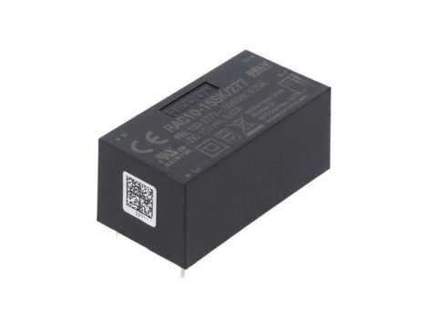 Przetwornica AC/DC, 10W, Uwyj: 15V DC, Iwyj: 0,67A, PCB, RAC10-15SK/277